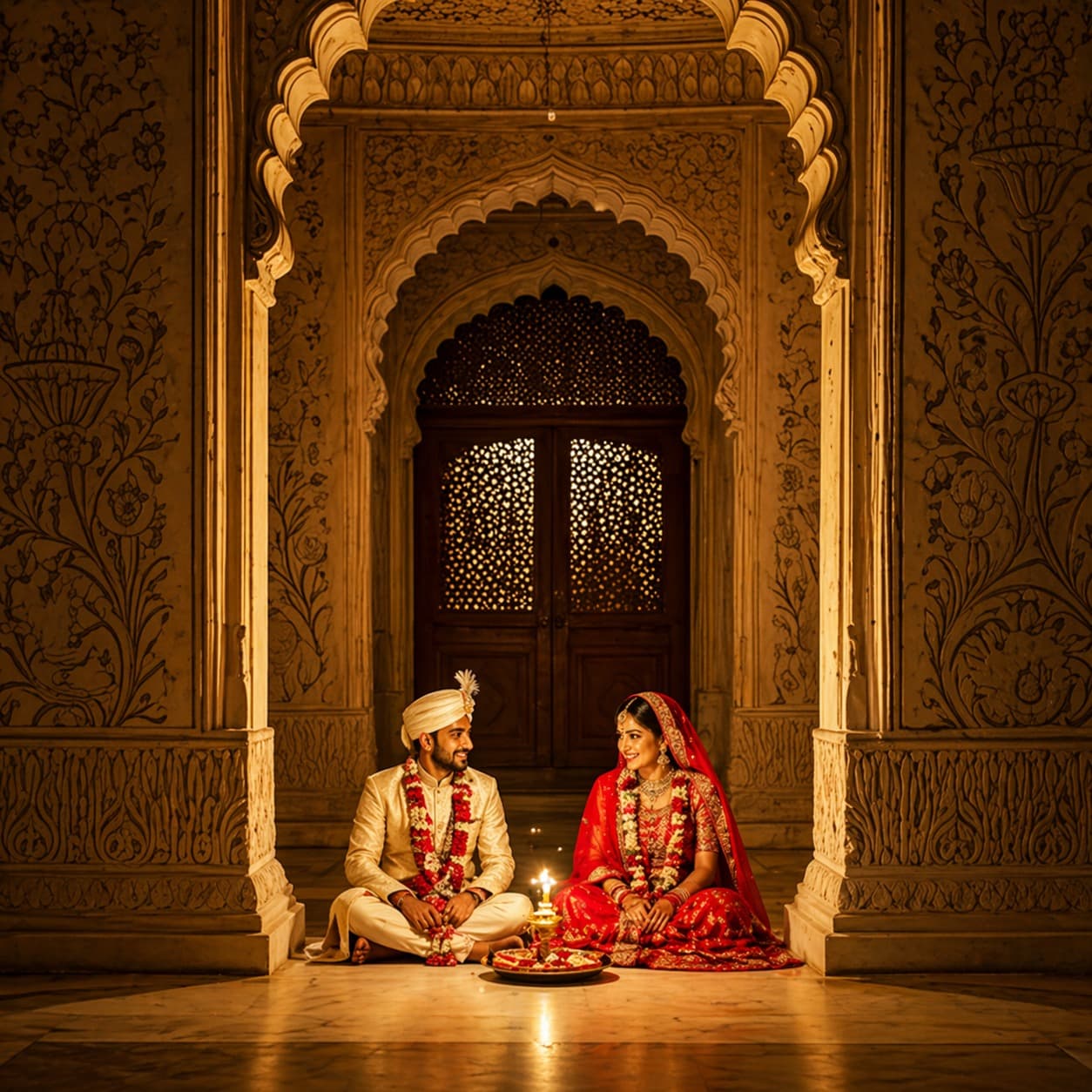 Traditional Rajasthani couple